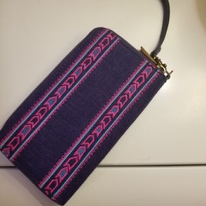 Purple wristlet